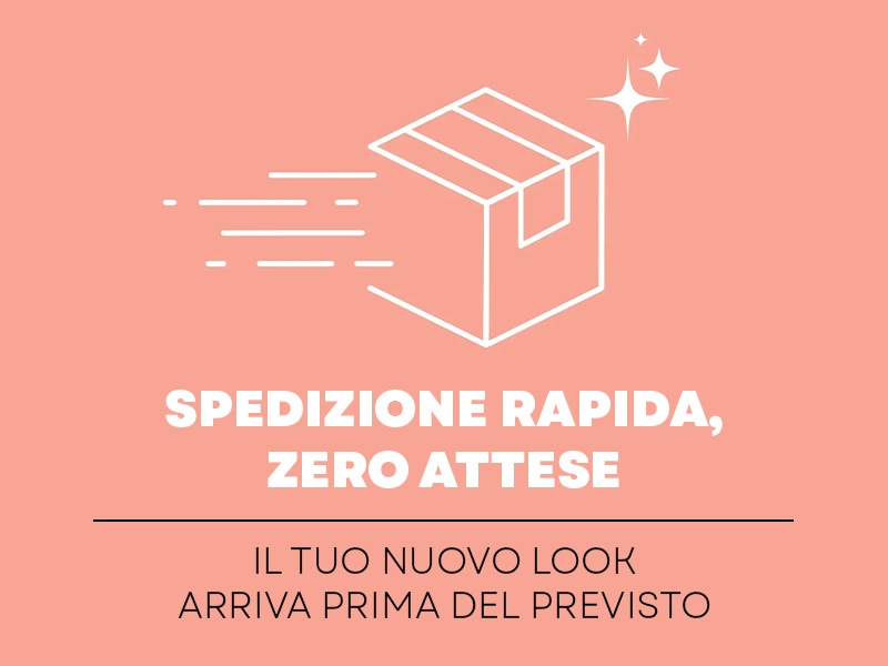 Spedizione rapida, zero attese