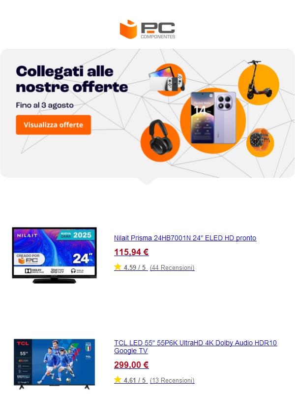Collegati alle nostre offerte