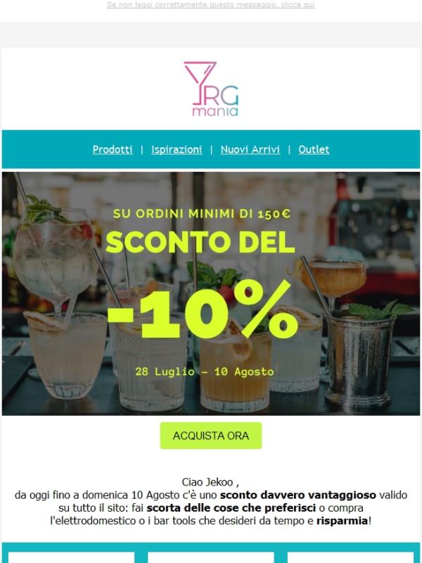 🌊  Tuffati nello sconto: valido anche sulla nuova collezione! 🍸