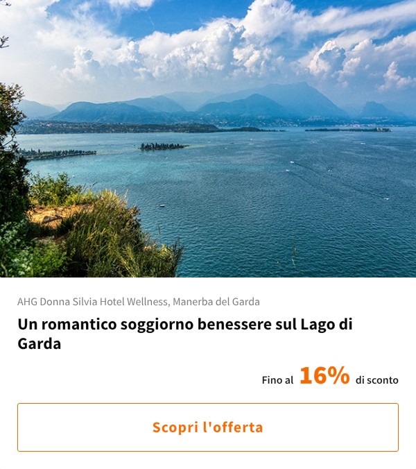 Un romantico soggiorno benessere sul Lago di Garda