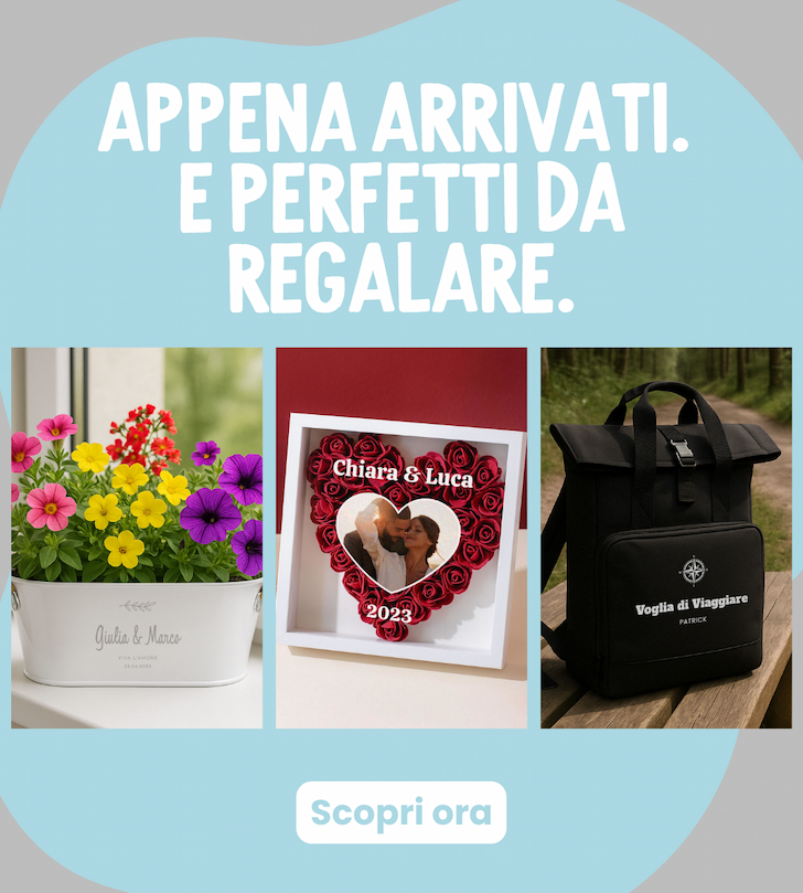Appena arrivati. E perfetti da regalare.