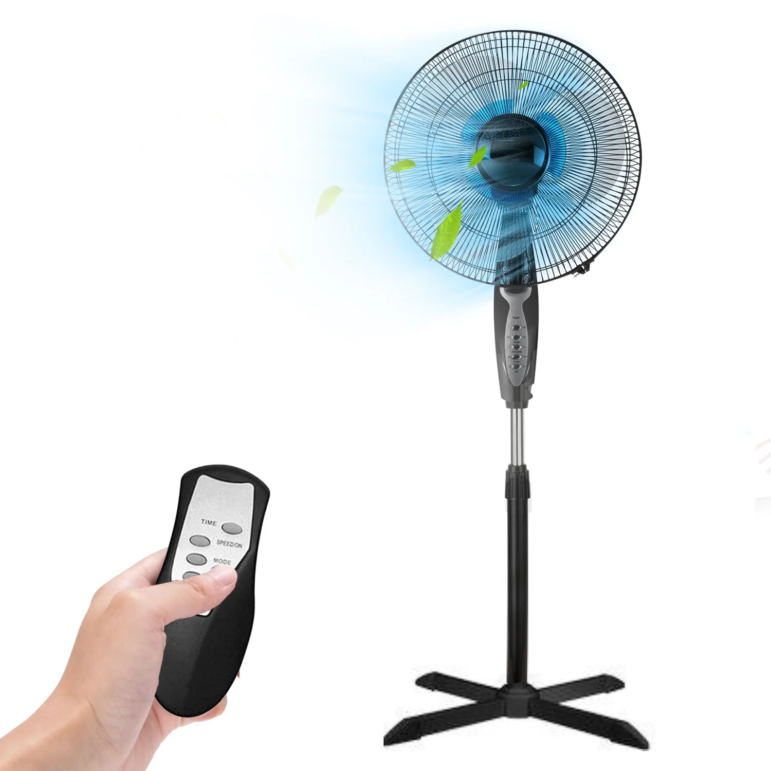 Image of Ventilatore a Piantana 50W con Telecomando, 3 Velocità Regolabili e Timer 7 ore