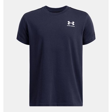 Maglia a maniche corte UA Sportstyle Taped da ragazzo