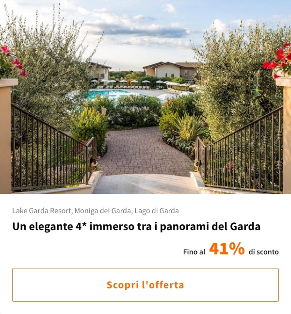 Un elegante 4* immerso tra i panorami del Garda