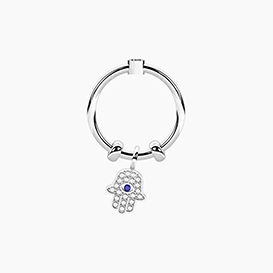 Anello SWING   con ciondolo MANO DI FATIMA
