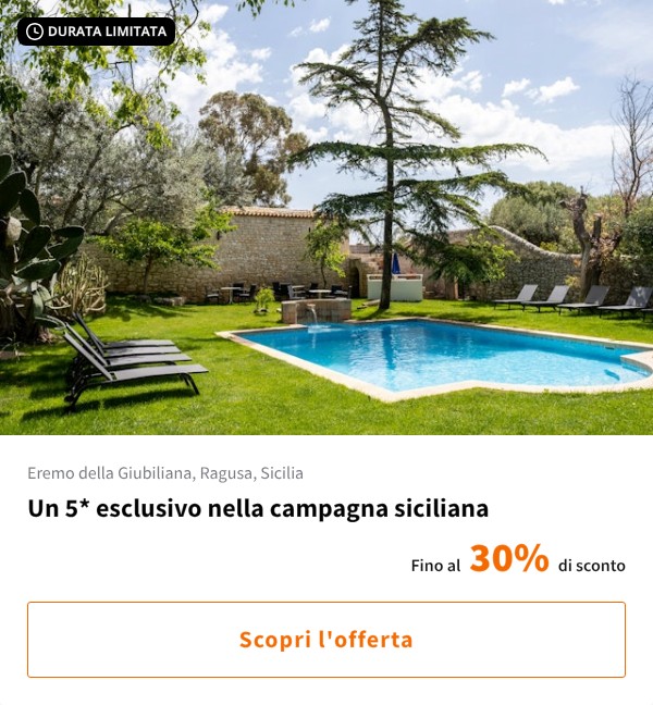 Un 5* esclusivo nella campagna siciliana