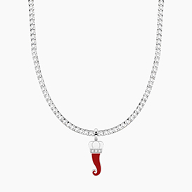 Collana SEÑORITA  con ciondolo CORNETTO