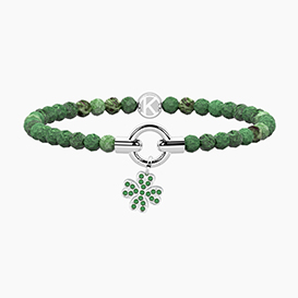 Bracciale MAMANONMAMA   con ciondolo QUADRIFOGLIO
