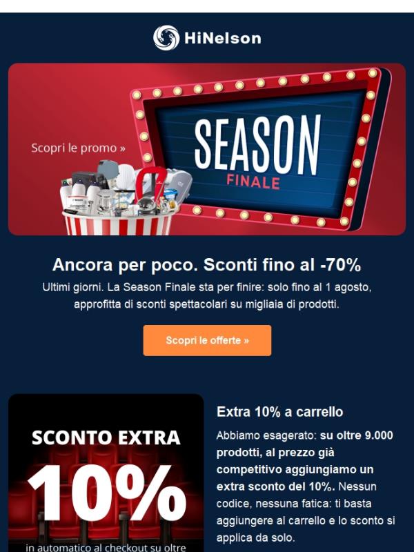 🚨 ULTIMI GIORNI 🚨 Offerte originali HiNelson