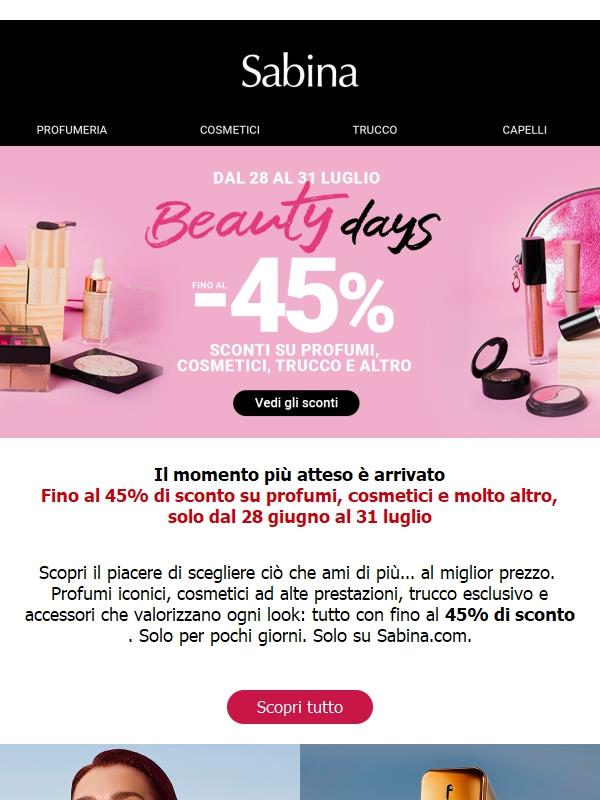 -45% Beauty Days 💅