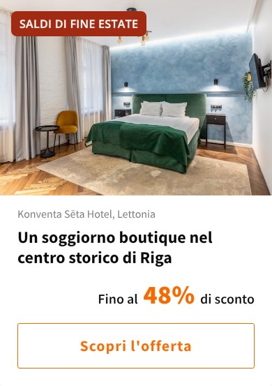 Un soggiorno boutique nel centro storico di Riga