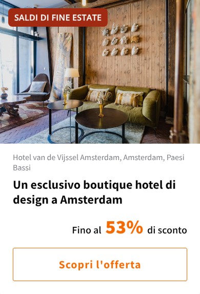 Un esclusivo boutique hotel di design a Amsterdam