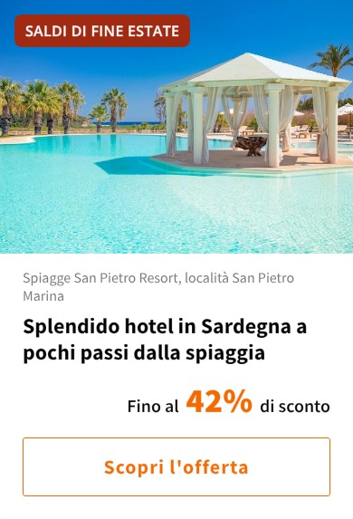 Splendido hotel in Sardegna a pochi passi dalla spiaggia