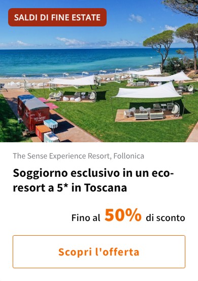 Soggiorno esclusivo in un eco-resort a 5* in Toscana