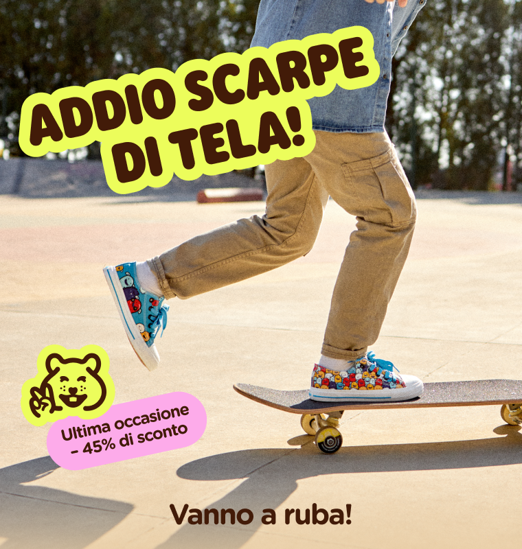  Addio scarpe di tela!