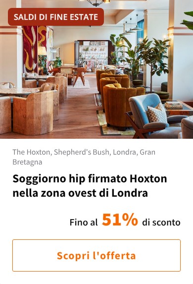 Soggiorno hip firmato Hoxton nella zona ovest di Londra