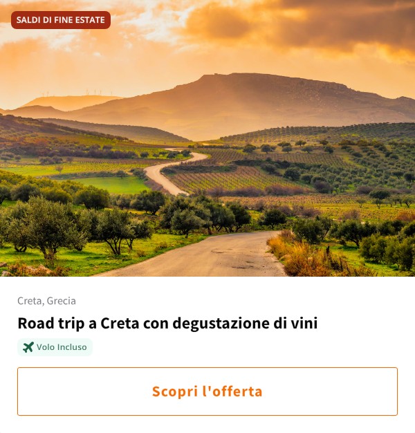 Road trip a Creta con degustazione di vini