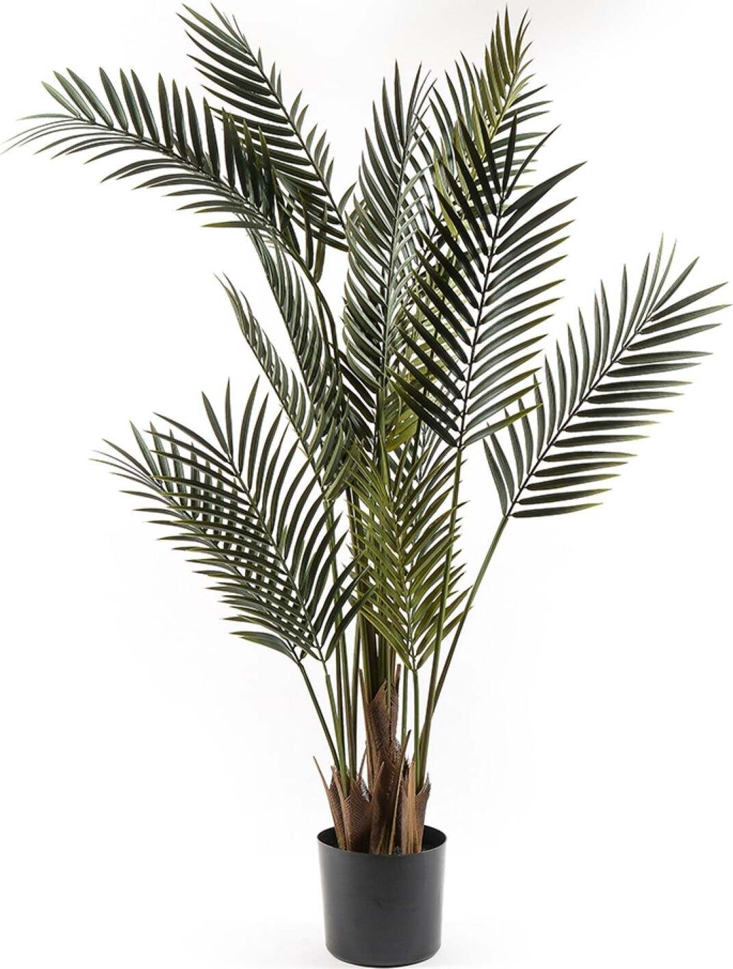 Palma con vaso, pianta artificiale decorativa verde da 150 cm per interno