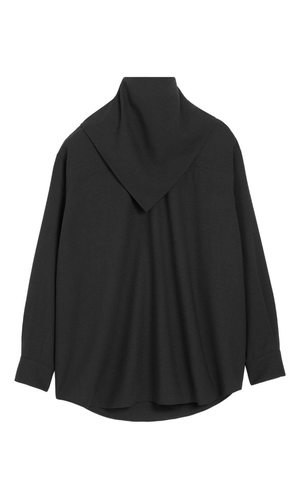 Bandana wool blouse