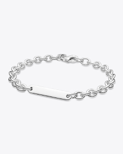 Engravable Bar Link Bracelet