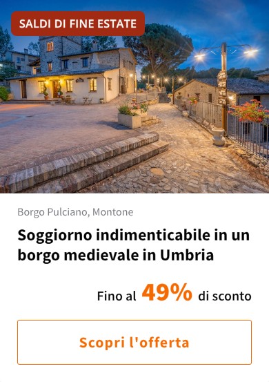 Soggiorno indimenticabile in un borgo medievale in Umbria