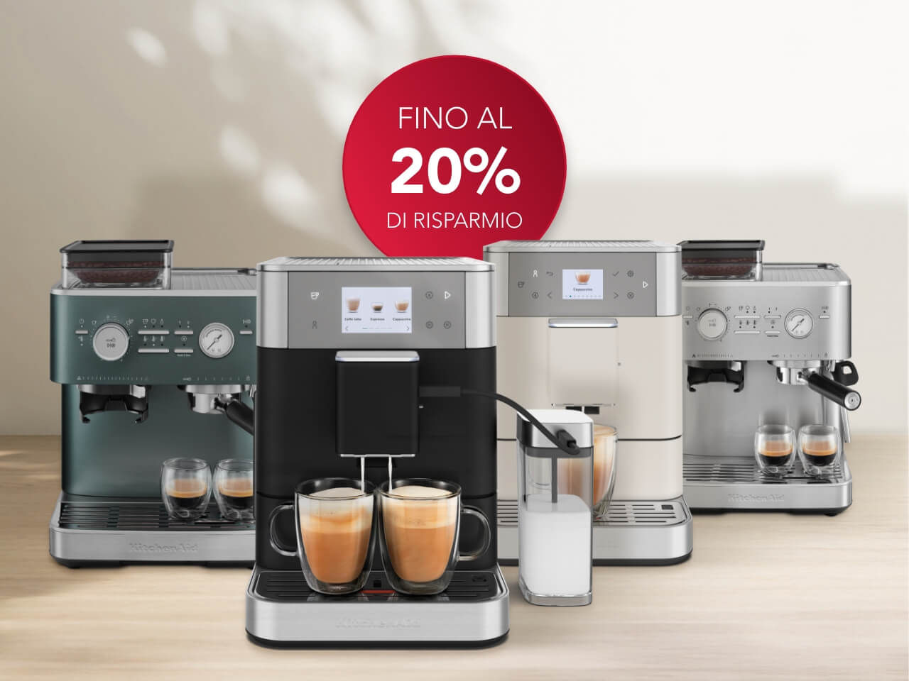 Promotion on selected Espresso machines**