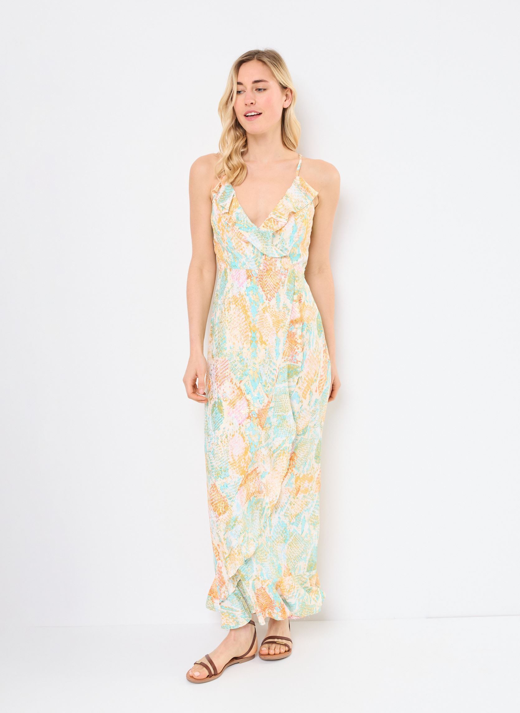 Vestiti lunghi LA70DE donna multicolore