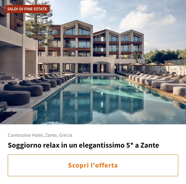 Soggiorno relax in un elegantissimo 5* a Zante