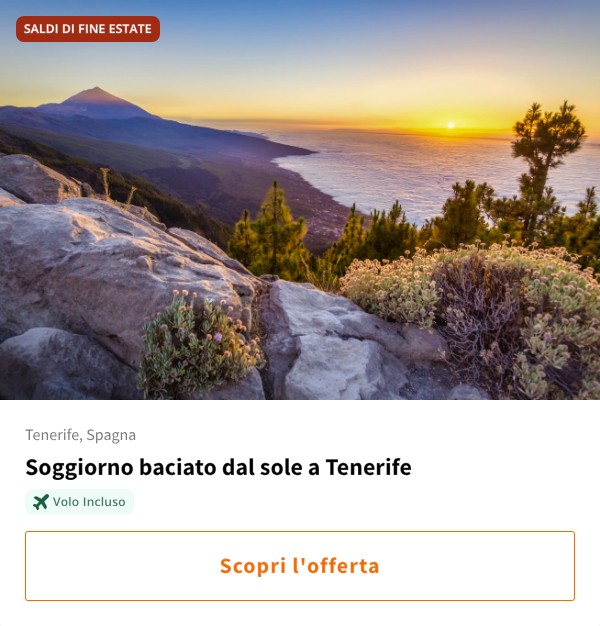 Soggiorno baciato dal sole a Tenerife