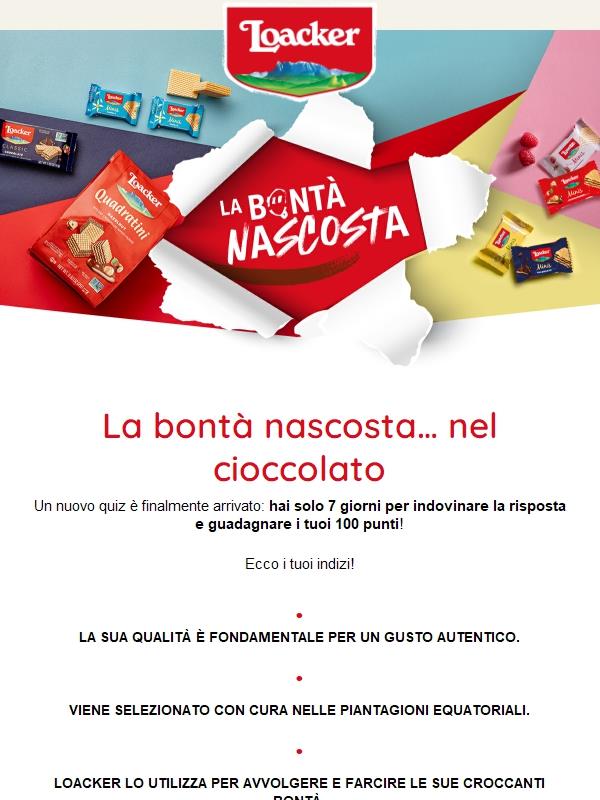 Concorso La Bontà Nascosta, accumula punti con il settimo quiz