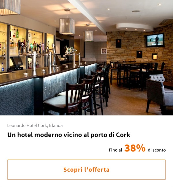 Un hotel moderno vicino al porto di Cork