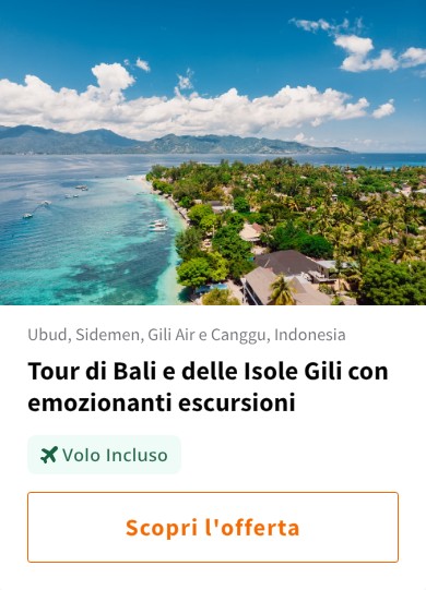 Tour di Bali e delle Isole Gili con emozionanti escursioni