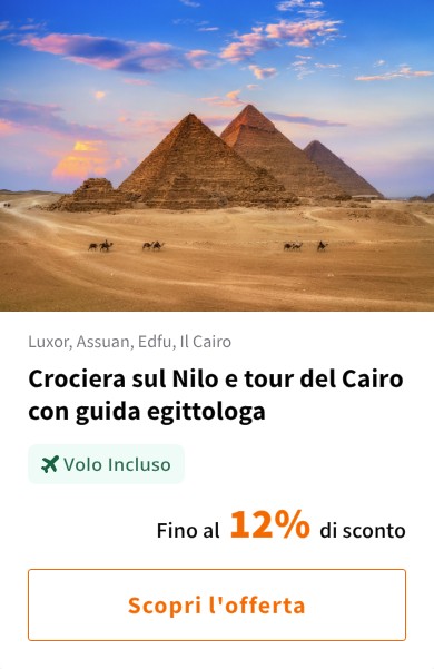Crociera sul Nilo e tour del Cairo con guida egittologa