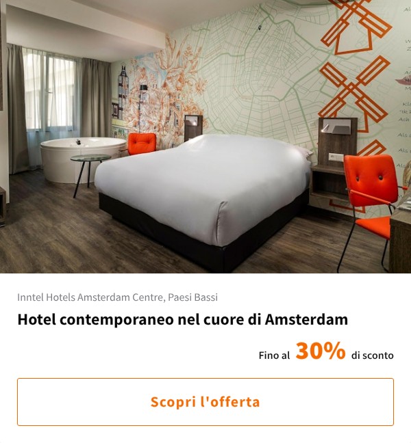 Hotel contemporaneo nel cuore di Amsterdam