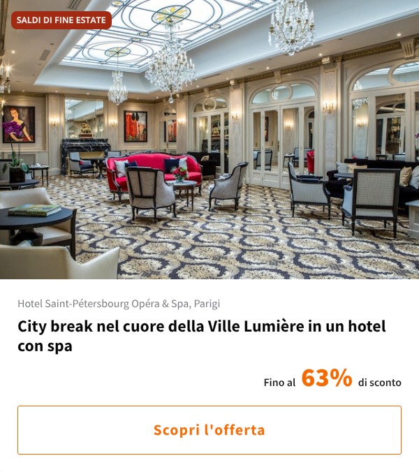 City break nel cuore della Ville Lumière in un hotel con spa