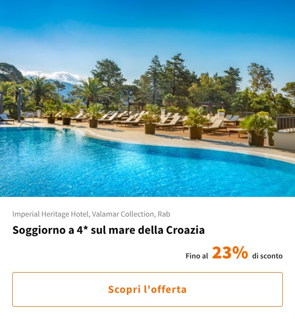 Soggiorno a 4* sul mare della Croazia
