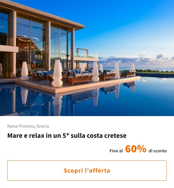 Mare e relax in un 5* sulla costa cretese