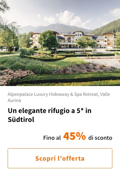Un elegante rifugio a 5* in Südtirol