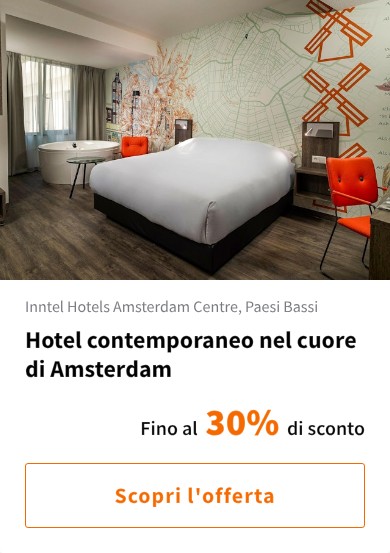 Hotel contemporaneo nel cuore di Amsterdam