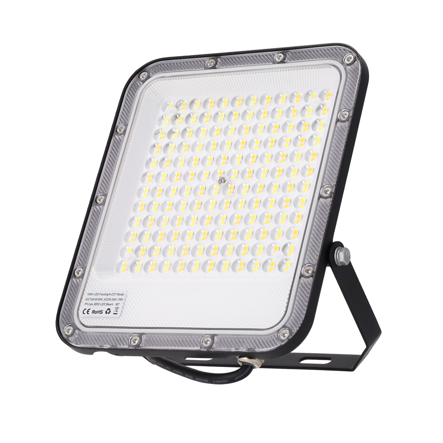 Proiettore LED Faretto 100W 110Lm/W 90º 220-240VAC IP65 CCT 4000/5000/6500ºK