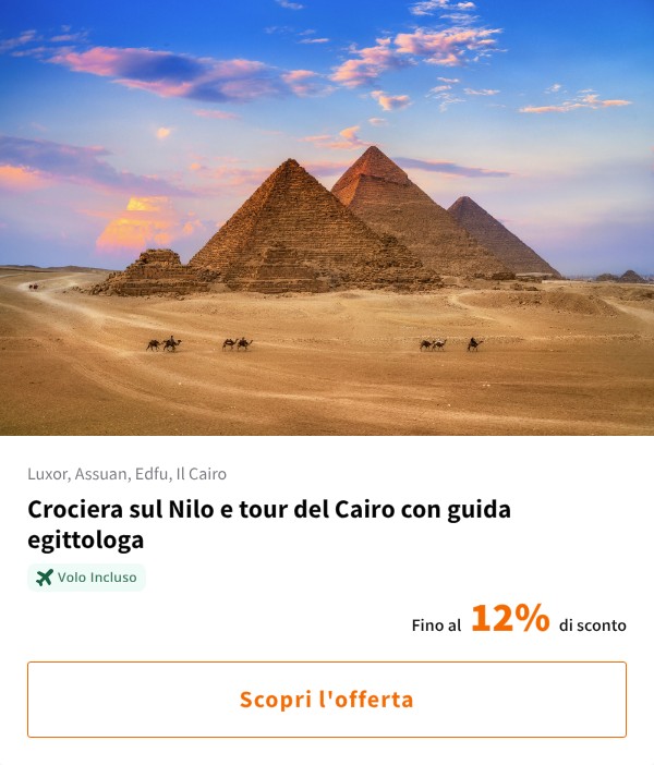 Crociera sul Nilo e tour del Cairo con guida egittologa