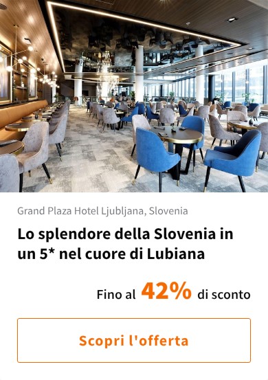Lo splendore della Slovenia in un 5* nel cuore di Lubiana