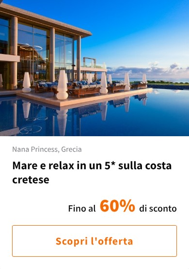 Mare e relax in un 5* sulla costa cretese