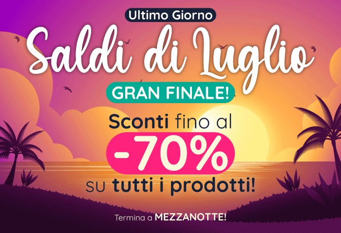SALDI di Luglio: terminano a mezzanotte
