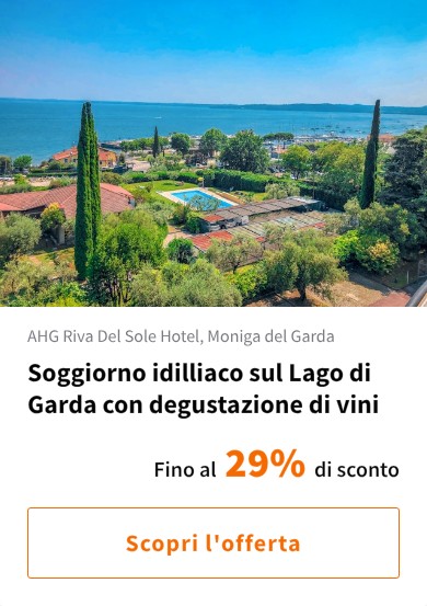 Soggiorno idilliaco sul Lago di Garda con degustazione di vini