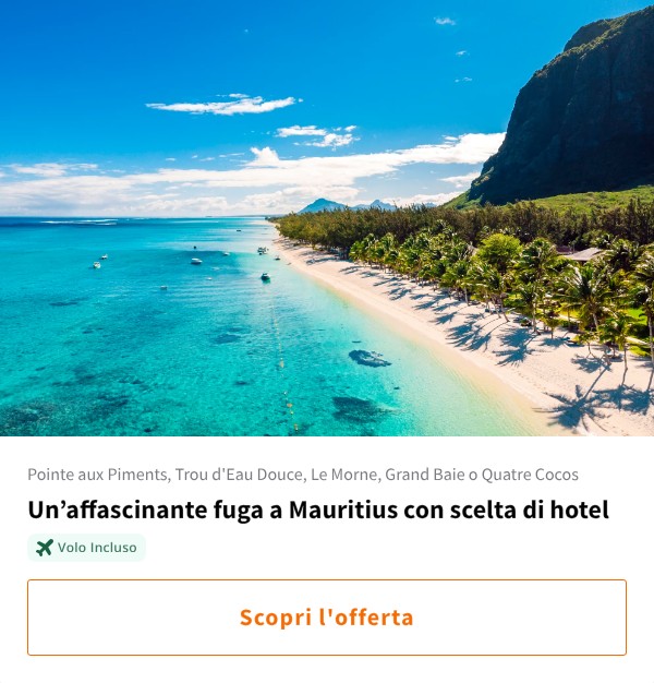 Un’affascinante fuga a Mauritius con scelta di hotel