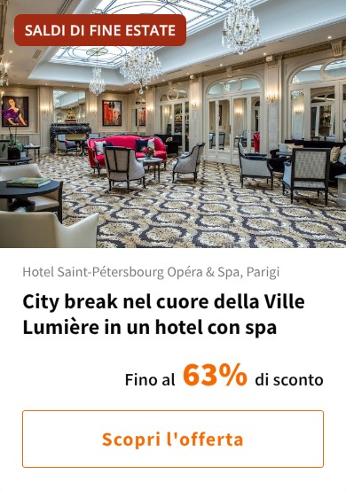 City break nel cuore della Ville Lumière in un hotel con spa