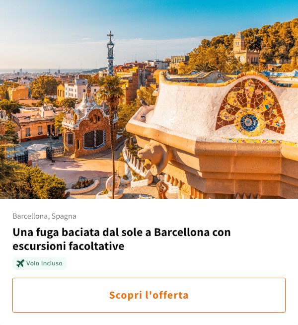 Una fuga baciata dal sole a Barcellona con escursioni facoltative