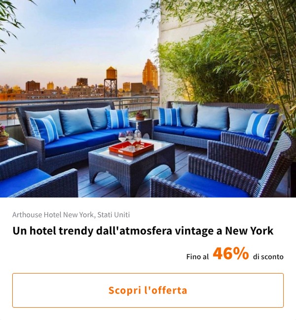 Un hotel trendy dall'atmosfera vintage a New York