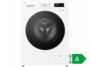 LG F4NX1009NWB Lavatrice smart 9kg, Classe A, 1400 giri, 6 Motion, Allergy Care, Bianca